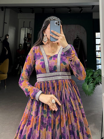 Latina Georgette Gown | Shoppers Trend