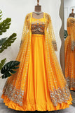 Trendy Yellow Crop Top Lehenga With Shrug 2024 -Lehenga Yellow women's fashion mart