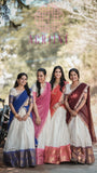 Kalyani Cotton Lehenga Choli Paired With Flowing Georgette Dupatta
