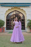 Adorable Faux Georgette Rich Position Printed Gown With Dupatta - women's fashion mart