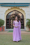Adorable Faux Georgette Rich Position Printed Gown With Dupatta - women's fashion mart