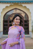 Adorable Faux Georgette Rich Position Printed Gown With Dupatta - women's fashion mart