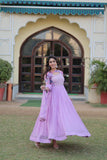 Adorable Faux Georgette Rich Position Printed Gown With Dupatta - women's fashion mart