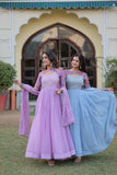 Adorable Faux Georgette Rich Position Printed Gown With Dupatta - women's fashion mart