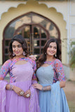 Adorable Faux Georgette Rich Position Printed Gown With Dupatta - women's fashion mart