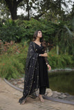 Alia Cut Faux Georgette Function Wear Embroidered Gown - women's fashion mart