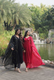 Alia Cut Faux Georgette Function Wear Embroidered Gown - women's fashion mart