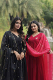 Alia Cut Faux Georgette Function Wear Embroidered Gown - women's fashion mart