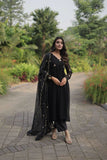 Alia Cut Faux Georgette Function Wear Embroidered Gown - women's fashion mart