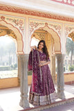 Attractive Pure Viscous Georgette Heavy Sequins Embroidered Lehenga Choli Set -Lehenga Choli Rani / Semi Stitched women's fashion mart