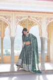 Attractive Pure Viscous Georgette Heavy Sequins Embroidered Lehenga Choli Set -Lehenga Choli Rani / Semi Stitched women's fashion mart