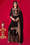 Designer Sharara Suit With Dupatta For Eid Festival  women's fashion mart