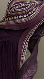 Boutique Style Designer Sequence Work Ruffle Saree With Western Gown - women's fashion mart