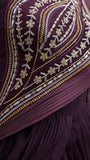 Boutique Style Designer Sequence Work Ruffle Saree With Western Gown - women's fashion mart