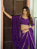 Indian Wedding Wear Chinon Lehenga