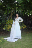 Charming Faux Georgette Zari Sequins Worked Gown - women's fashion mart