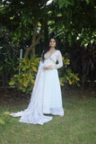 Charming Faux Georgette Zari Sequins Worked Gown - women's fashion mart