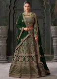 Unforgettable Georgette Zarkan Bridal Wedding Lehenga Choli - women's fashion mart