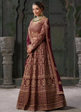Unforgettable Georgette Zarkan Bridal Wedding Lehenga Choli - women's fashion mart