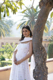 Dazzling Faux Georgette Sequins Embroidered Designer Gown - women's fashion mart