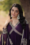 Elegant Maroon Embroidered Anarkali Gown - women's fashion mart
