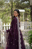 Elegant Red Anarkali Suit with Embellished Dupatta - women's fashion mart