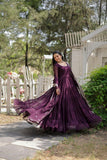 Elegant Red Anarkali Suit with Embellished Dupatta - women's fashion mart