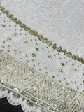 Elegant White Bridal Lehenga and Yellow Dupatta - women's fashion mart
