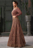 Elegant Designer Georgette Zarkan Bridal Wedding Lehenga Choli - women's fashion mart