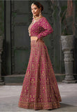 Elegant Designer Georgette Zarkan Bridal Wedding Lehenga Choli - women's fashion mart