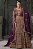 Elegant Designer Georgette Zarkan Bridal Wedding Lehenga Choli - women's fashion mart