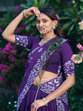 Festival Wear Cotton Chanderi Lehenga