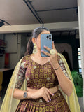 Festival Wear Digital Printed Sequins Embroidered Lehenga Set - women's fashion mart