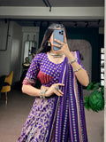 Traditional Tasar Silk Lehenga Choli