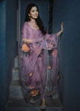 Gorgeous Lavender Color art Silk Base Pant Style Suit -Salwar Kameez Semi Stitched women's fashion mart
