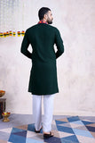 Green Color Men's Wear Embroidered Kurta with Dupatta Collection -Men's Wear M SIZE women's fashion mart