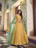 Yellow Color Haldi Wear Chaniya Choli
