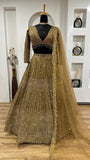 Sabyasachi Designer brown Lehenga Choli Embellished With Beautiful Shimmer Dori Work Wedding Lehenga Choli Party Wear Lehenga Choli | Ready To Wear  women's fashion mart