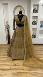 Sabyasachi Designer brown Lehenga Choli Embellished With Beautiful Shimmer Dori Work Wedding Lehenga Choli Party Wear Lehenga Choli | Ready To Wear  women's fashion mart