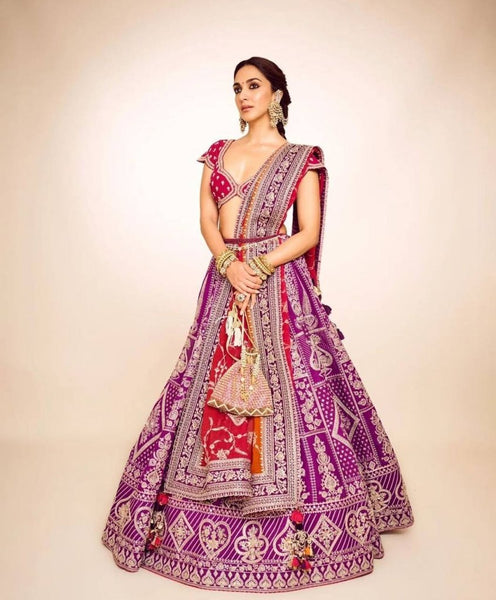 JALPARI SILK WITH EMBROIDERY SEQUENCE DESIGN WORK LEHENGA - INSPIRED | Ready To Wear - women's fashion mart