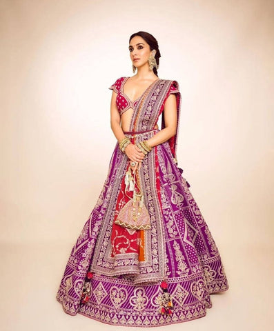 JALPARI SILK WITH EMBROIDERY SEQUENCE DESIGN WORK LEHENGA - INSPIRED | Ready To Wear - women's fashion mart