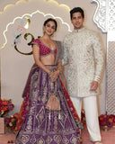 JALPARI SILK WITH EMBROIDERY SEQUENCE DESIGN WORK LEHENGA - INSPIRED | Ready To Wear - women's fashion mart