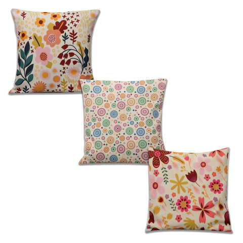 Amaze Cushion Cover Set Of 3 16"X16" - women's fashion mart
