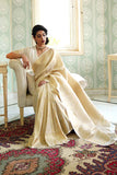 White Gold Woven Kanjivaram Saree - Special Wedding Edition -Kanjivaram Saree Default Title women's fashion mart