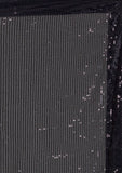 Black Sequins Georgette Designer Saree -Saree One Size women's fashion mart