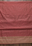 Onion Pink Zariwork Banarasi Unstitched Salwar Suit -Salwar Suit One Size women's fashion mart
