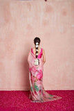 Kumud Pink Organza Silk Saree - women's fashion mart