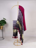 Black Color Printed Gaji Silk Bridesmaid Dupatta