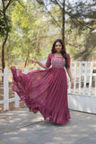 Mustard Yellow Anarkali Dress with Intricate Embroidery - women's fashion mart