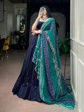 Traditional Plain Lehenga Choli For Navratri